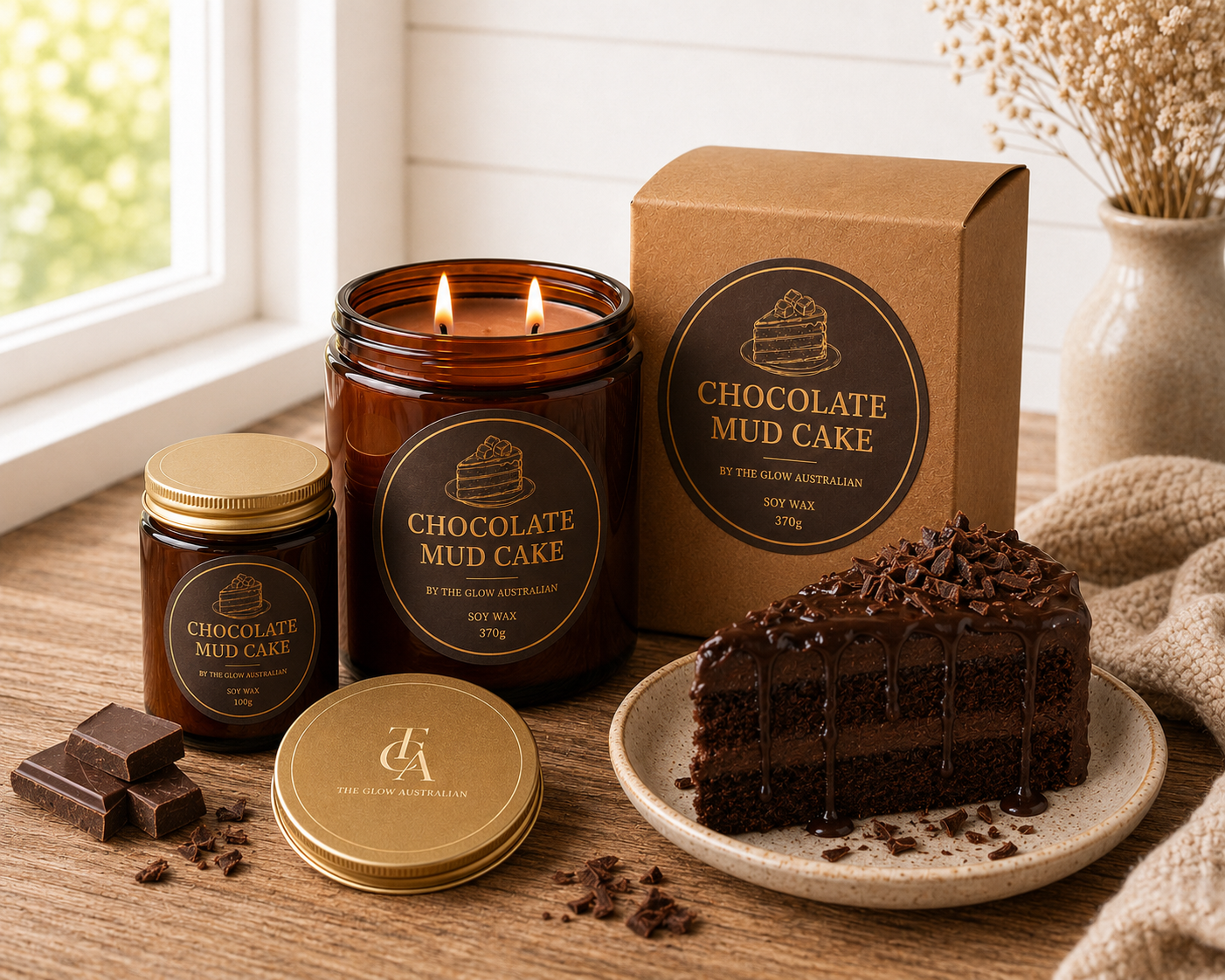 Chocolate Mudcake – 80g Signature Candle