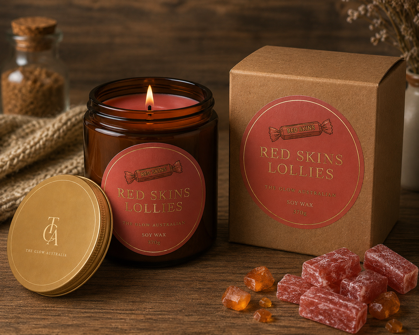 Red Skin Lollies – 80g Signature Candle