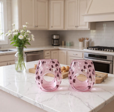 Pink Leopard Melt Burner