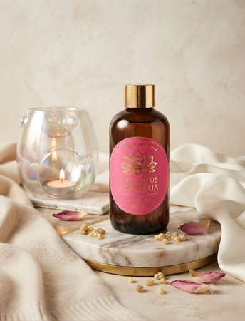Pink Lotus & Camellia Liquid Melt – Signature Collection