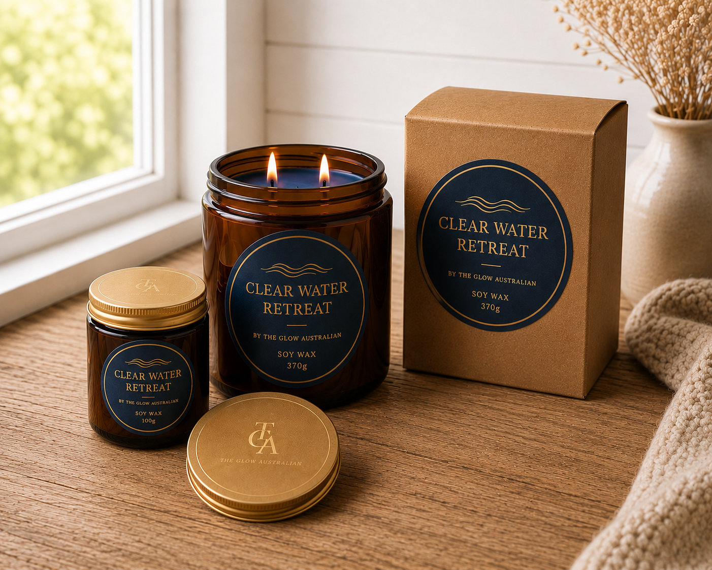 Clear Water Retreat – 80g Signature Candle
