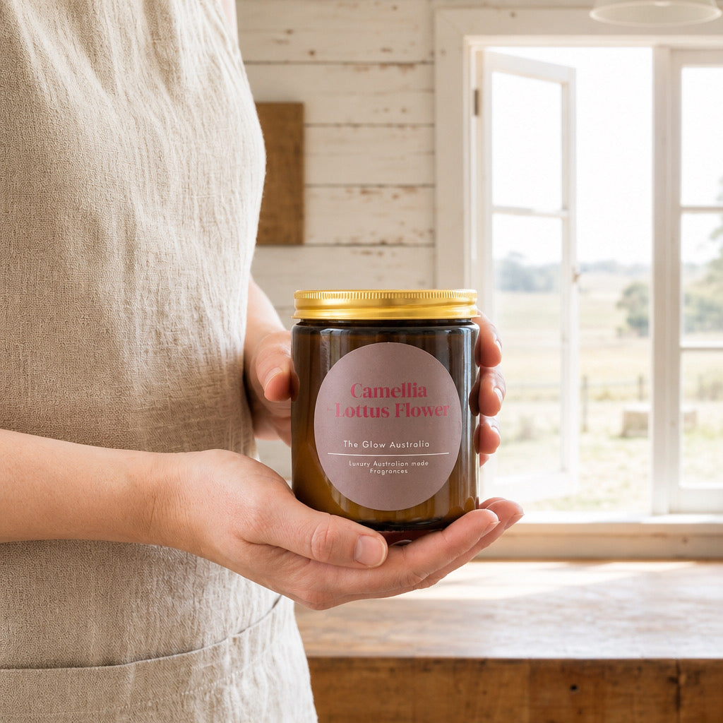 Pink Camellia + Lotus Bloom Candle