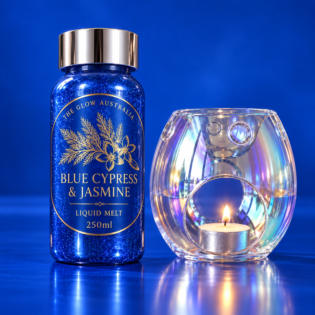 Blue Cypress & Jasmine Snow Liquid Melt – Signature Collection