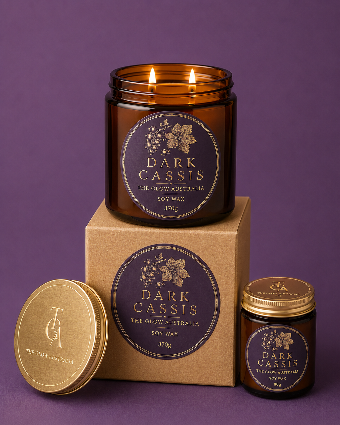 Dark Cassis – 80g Signature Candle